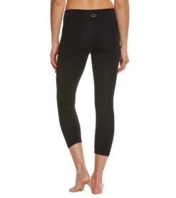Beyond Yoga Back Gathered Yoga Capris 29 Beyond Yoga Back Gathered Yoga Capris -Pranty Yoga Shop 1740923928611 jetblack 3a