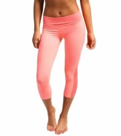 Beyond Yoga Side Triangle Legging Coral -Pranty Yoga Shop 1741016039459 coral