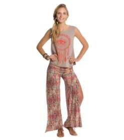 Onzie Pura Vida Yoga Flare Pants Boho -Pranty Yoga Shop 1741106249763 boho 5a