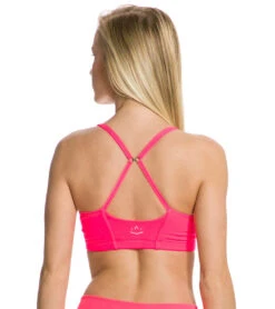 Beyond Yoga Multicross Yoga Sports Bra Neon Berry -Pranty Yoga Shop 1741115129891 neonberry