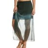 Yak & Yeti Dip Dye Shiffan Maxi Skirt -Pranty Yoga Shop 1741140000803 greyblack 1a