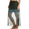 Yak & Yeti Dip Dye Shiffan Maxi Skirt Grey/Black -Pranty Yoga Shop 1741140000803 greyblack 2a 1