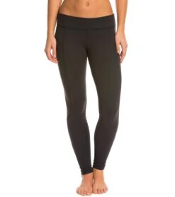 Beyond Yoga Front Seam Long Legging Black -Pranty Yoga Shop 1741325434915 black