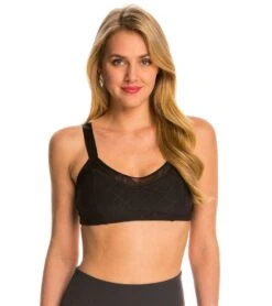 Beyond Yoga Quilted Mesh Lined Yoga Sports Bra -Pranty Yoga Shop 1741408043043 black