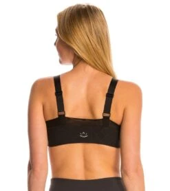 Beyond Yoga Quilted Mesh Lined Yoga Sports Bra -Pranty Yoga Shop 1741408043043 black 3a