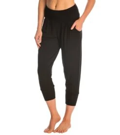 Beyond Yoga Modal Baby Terry Freestyle Yoga Jogger Pants Black