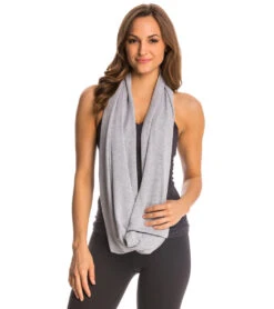 Beyond Yoga Modal Baby Terry Snap Yoga Scarf 21 Beyond Yoga Modal Baby Terry Snap Yoga Scarf -Pranty Yoga Shop 1741412237347 heathergray 1