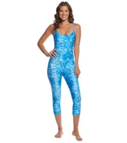 Onzie Yoga & Dance Long Leotard Tie Dye Blue -Pranty Yoga Shop 1741545570339 tiedyeblue