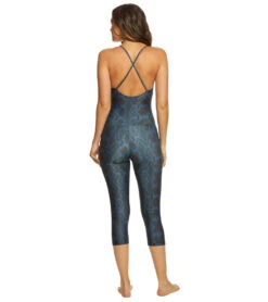 Onzie Yoga & Dance Long Leotard -Pranty Yoga Shop 1741546324003 navypython 3a