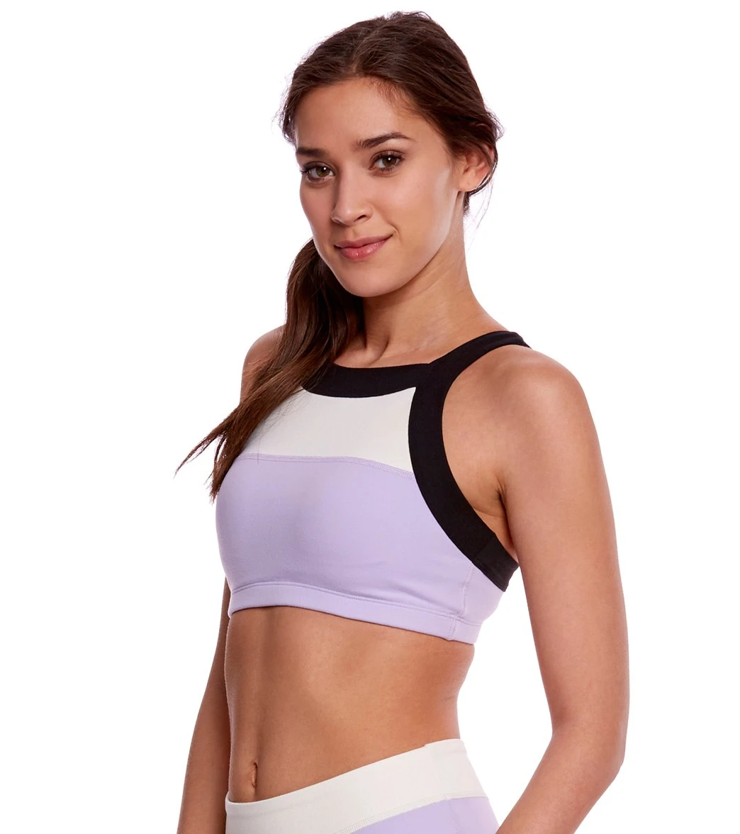 Beyond Yoga Kate Spade Blocked Band Racer Yoga Sports Bra 4 Beyond Yoga Kate Spade Blocked Band Racer Yoga Sports Bra - Image 2