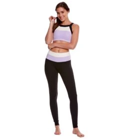 Beyond Yoga Kate Spade Blocked Band Racer Yoga Sports Bra 10 Beyond Yoga Kate Spade Blocked Band Racer Yoga Sports Bra -Pranty Yoga Shop 1741550026787 lilaccharmcream 4a
