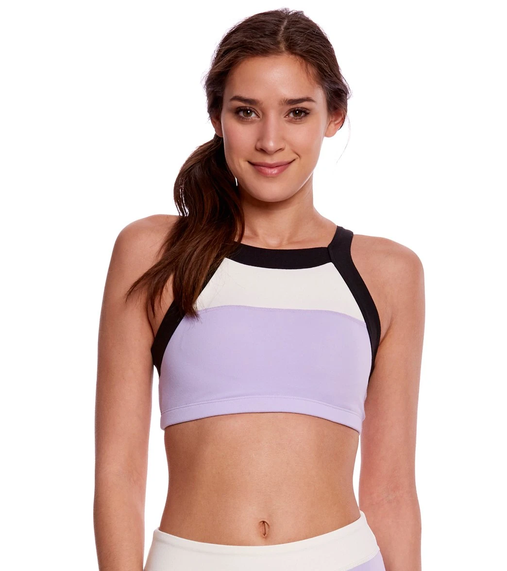 Beyond Yoga Kate Spade Blocked Band Racer Yoga Sports Bra 7 Beyond Yoga Kate Spade Blocked Band Racer Yoga Sports Bra - Image 5