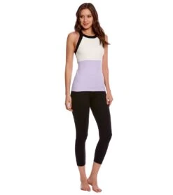 Beyond Yoga Kate Spade Blocked Bank Racer Yoga Tank Top -Pranty Yoga Shop 1741551599651 lilaccharmcream 4a