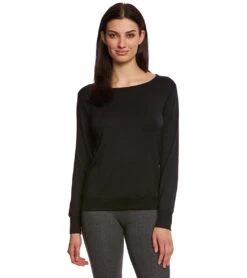 Beyond Yoga Kate Spade Modal Terry Bow Pullover 11 Beyond Yoga Kate Spade Modal Terry Bow Pullover -Pranty Yoga Shop 1741554614307 jetblack