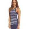 Beyond Yoga Kate Spade Sailing Stripe Yoga Tank Top Sailing Stripe / Kate Spade Navy