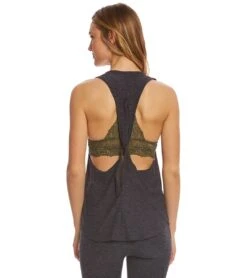 Beyond Yoga Dim The Lightweight Looped Yoga Muscle Tee Black-Steel -Pranty Yoga Shop 1741568344099 blacksteel