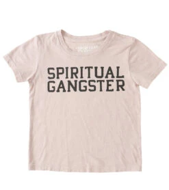 Spiritual Gangster Toddler SG Varsity Yoga Tee Blush
