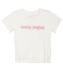 Spiritual Gangster Toddler Girls Teeny Yogini Tee -Pranty Yoga Shop 1741591904291 cream