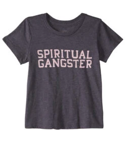 Spiritual Gangster Toddler Girls SG Varsity Tee -Pranty Yoga Shop 1741592231971 navy 1a