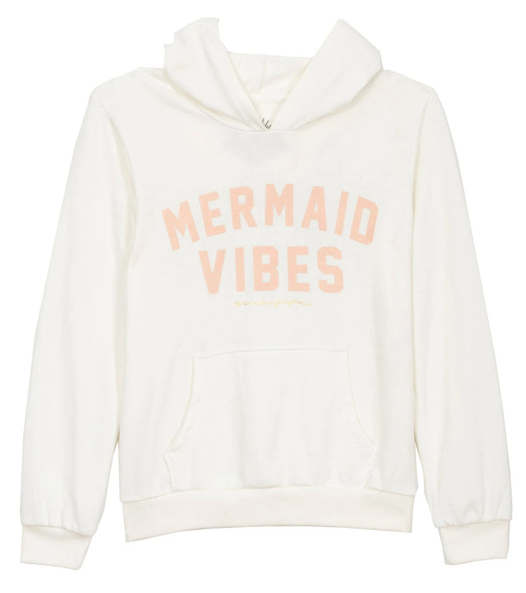 Spiritual Gangster Kids Girls Mermaid Vibes Yoga Pullover Hoodie Cream 3 Spiritual Gangster Kids Girls Mermaid Vibes Yoga Pullover Hoodie Cream