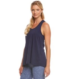 Beyond Yoga Spacedye Lightweight Crossover Yoga Tank Top Valor/Navy