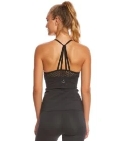 Beyond Yoga Perfect Angles Strappy Yoga Tank Top -Pranty Yoga Shop 1741625098275 black 3a