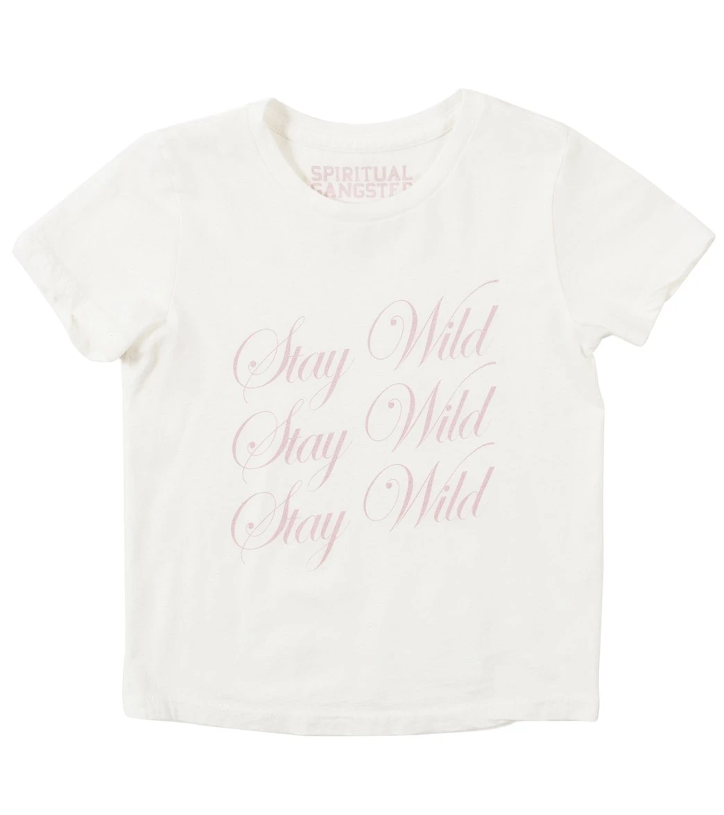 Spiritual Gangster Kids Stay Wild Cursive Tee Stardust 4 Spiritual Gangster Kids Stay Wild Cursive Tee Stardust - Image 2