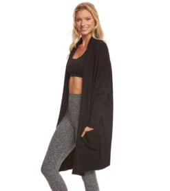 Beyond Yoga Easy Rider Origami Cardigan -Pranty Yoga Shop 1741632634915 black 2a 1