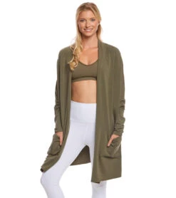 Beyond Yoga Easy Rider Origami Cardigan -Pranty Yoga Shop 1741632733219 aviatorgreen