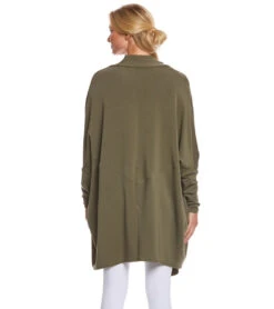 Beyond Yoga Easy Rider Origami Cardigan -Pranty Yoga Shop 1741632733219 aviatorgreen 3a