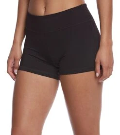 Mika Yoga Wear Lorena Hot Yoga Shorts -Pranty Yoga Shop 1741638402083 black 2a
