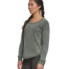 Balance Collection Leanne Peached Fleece Pullover Dusty Olive -Pranty Yoga Shop 1741711114275 dustyolive 2a