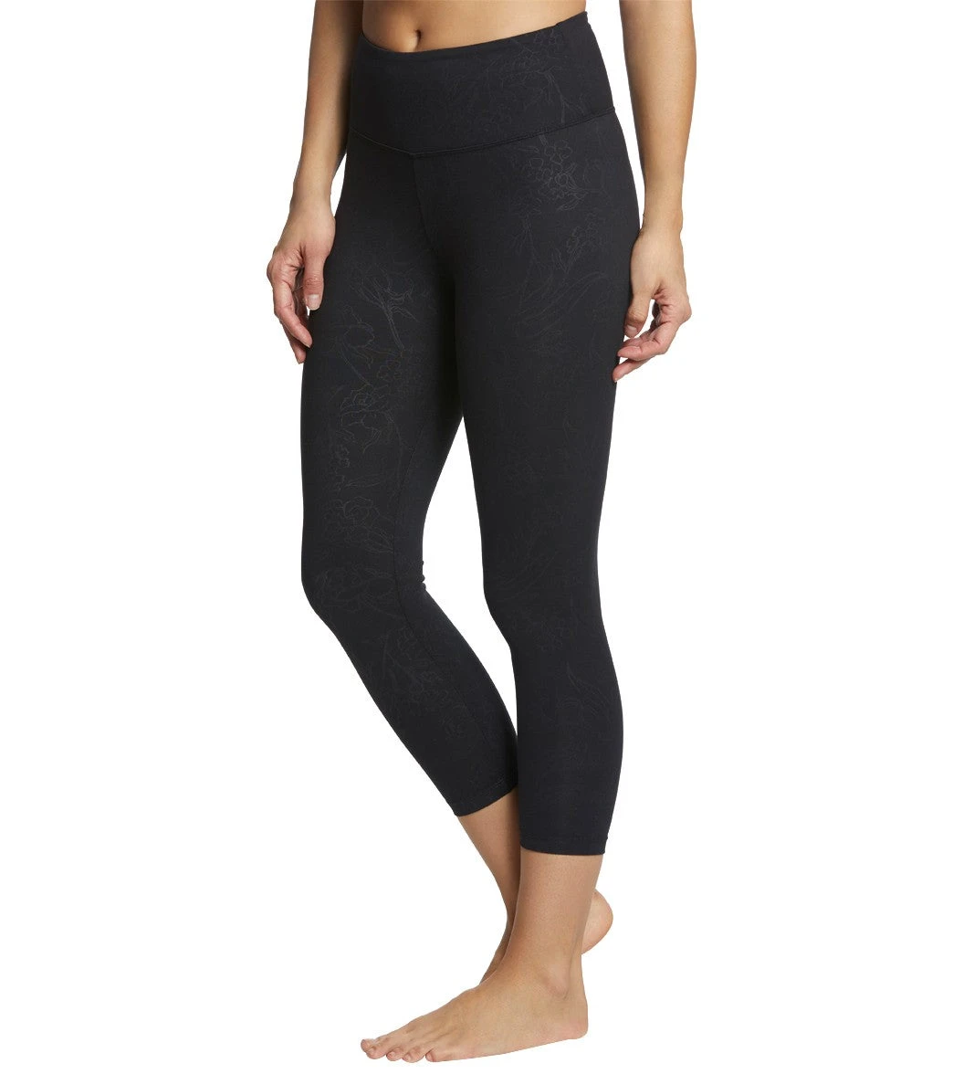 Balance Collection Embossed High Waisted Yoga Capris 10 Balance Collection Embossed High Waisted Yoga Capris - Image 8
