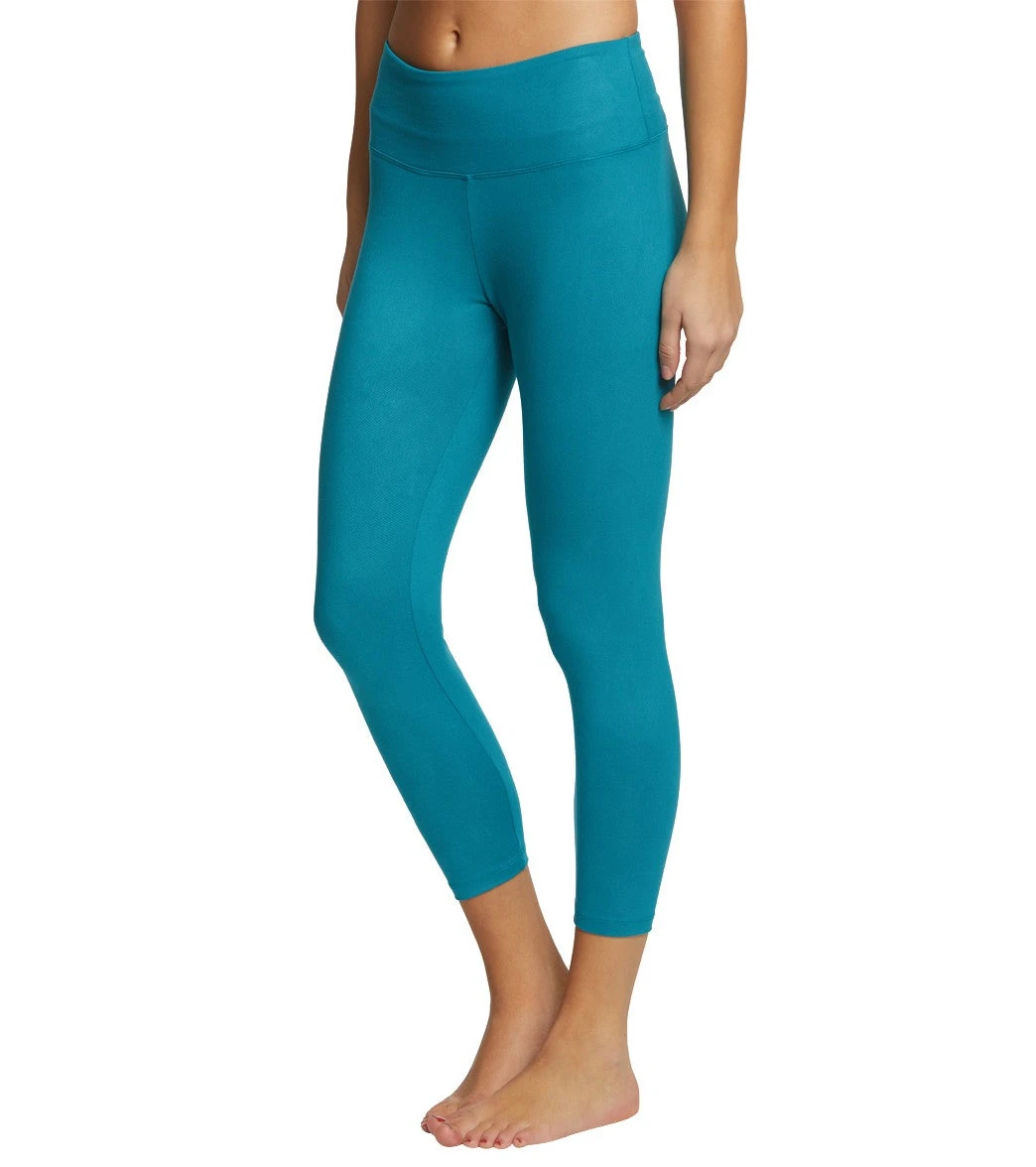Balance Collection Embossed High Waisted Yoga Capris 4 Balance Collection Embossed High Waisted Yoga Capris - Image 2