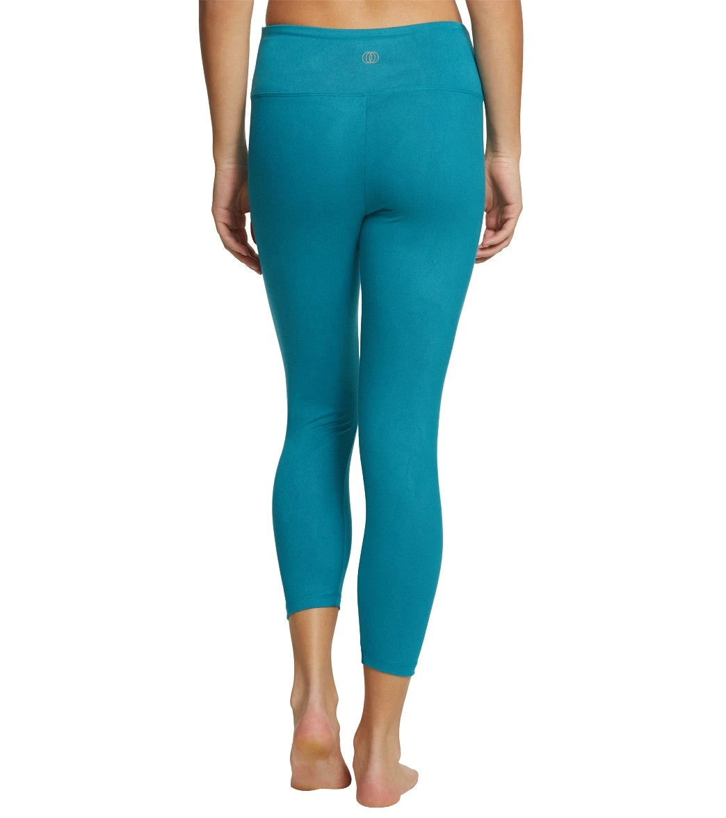 Balance Collection Embossed High Waisted Yoga Capris 5 Balance Collection Embossed High Waisted Yoga Capris - Image 3