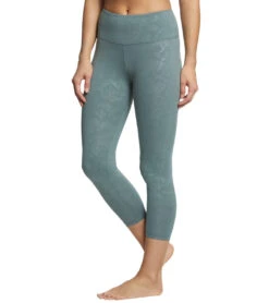 Balance Collection Embossed High Waisted Yoga Capris 35 Balance Collection Embossed High Waisted Yoga Capris -Pranty Yoga Shop 1741781532707 balsamgreenfoliage 2a