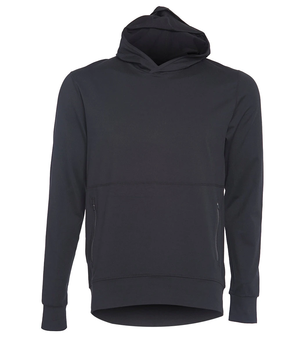 Vuori Men's Ponto Performance Yoga Pullover Black 4 Vuori Men's Ponto Performance Yoga Pullover Black - Image 2
