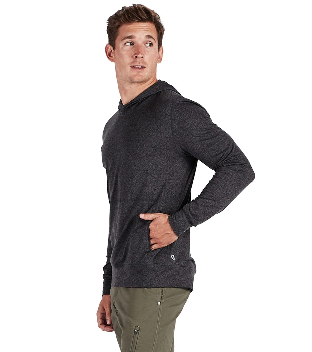 Vuori Men's Ponto Performance Yoga Pullover Charcoal Heather 3 Vuori Men's Ponto Performance Yoga Pullover Charcoal Heather