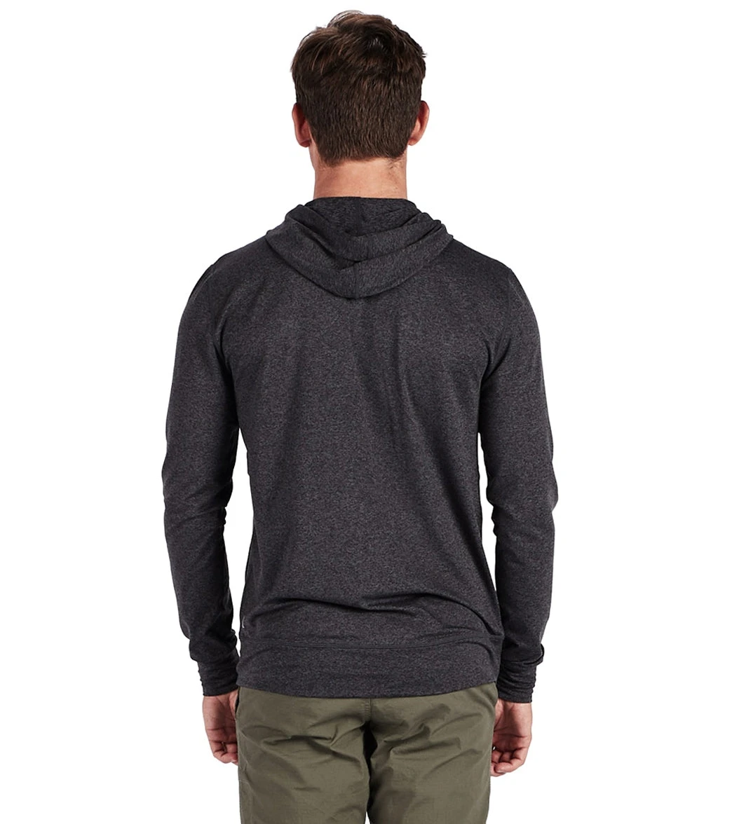 Vuori Men's Ponto Performance Yoga Pullover Charcoal Heather 4 Vuori Men's Ponto Performance Yoga Pullover Charcoal Heather - Image 2