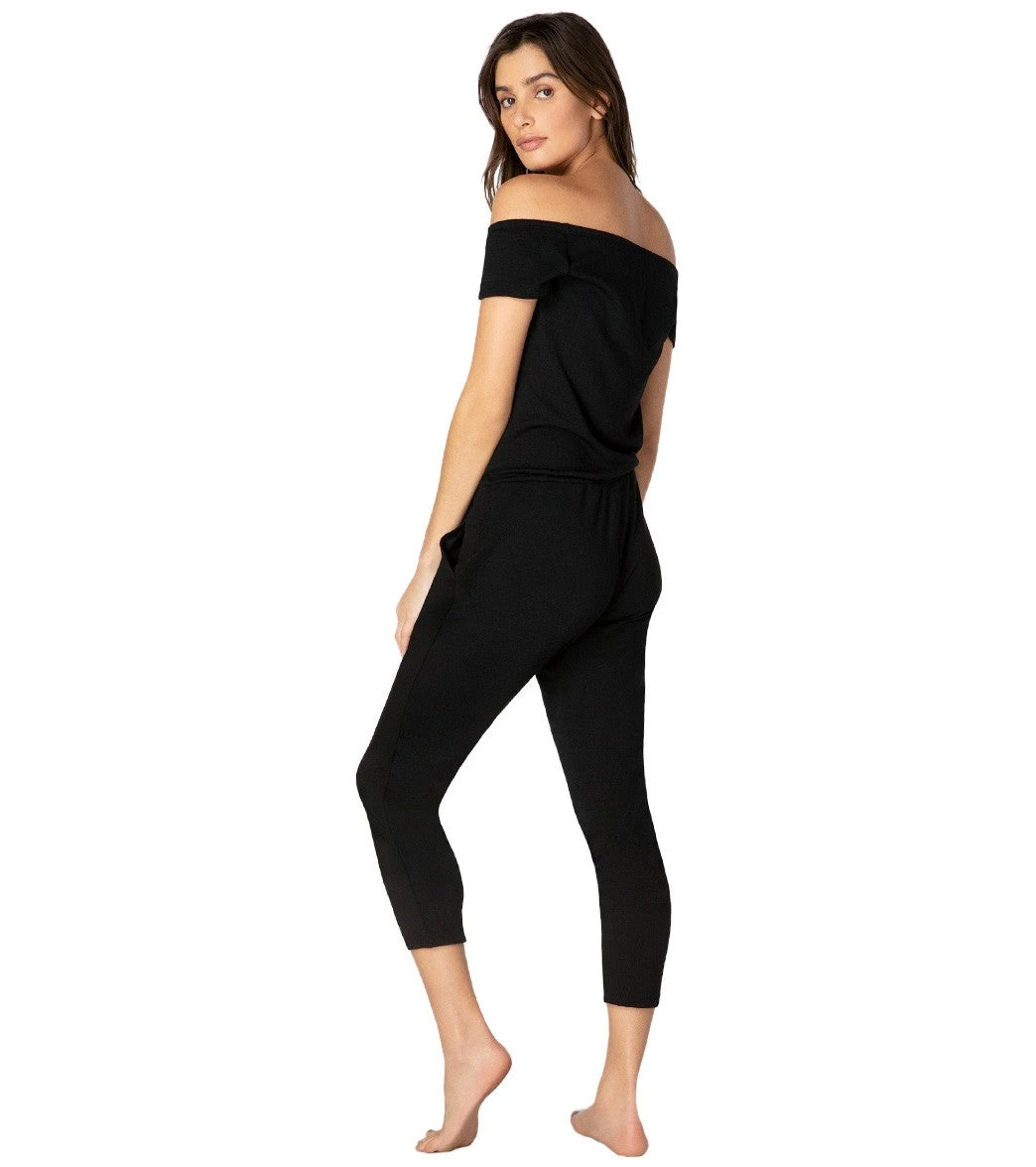 Beyond Yoga Victory 7/8 Yoga Jumpsuit Black 4 Beyond Yoga Victory 7/8 Yoga Jumpsuit Black - Image 2