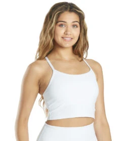 Everyday Yoga Unity Solid Crop Tank White -Pranty Yoga Shop 1741837500451 white 3a
