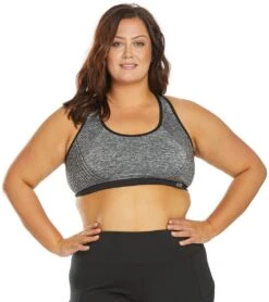 Marika Plus Size Marianne Seamless Yoga Sports Bra 19 Marika Plus Size Marianne Seamless Yoga Sports Bra -Pranty Yoga Shop 1741838319651 heatherblackwithsolidtrim