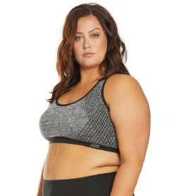 Marika Plus Size Marianne Seamless Yoga Sports Bra 18 Marika Plus Size Marianne Seamless Yoga Sports Bra -Pranty Yoga Shop 1741838319651 heatherblackwithsolidtrim 5a