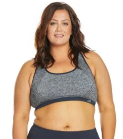 Marika Plus Size Marianne Seamless Yoga Sports Bra 25 Marika Plus Size Marianne Seamless Yoga Sports Bra -Pranty Yoga Shop 1741838516259 heathernavyblazerwithsolidtrim