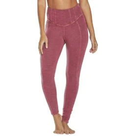 Free People Hybrid Yoga Leggings Dark Pink -Pranty Yoga Shop 1741842972707 darkpink