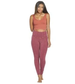 Free People Hybrid Yoga Leggings Dark Pink -Pranty Yoga Shop 1741842972707 darkpink 4a