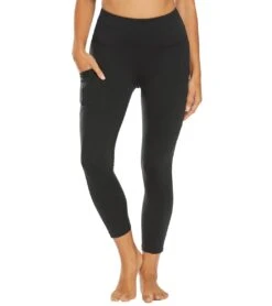 Balance Collection Quinn High Waisted Yoga Capris Black