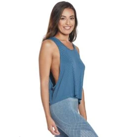 NUX Inside Track Yoga Tank Steely Skies