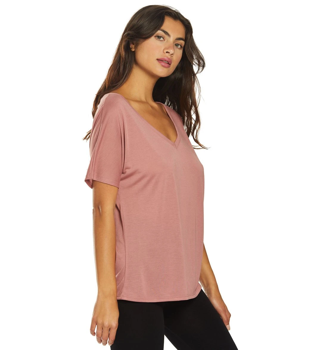 Bella + Canvas Slouchy V-Neck Tee 4 Bella + Canvas Slouchy V-Neck Tee - Image 2