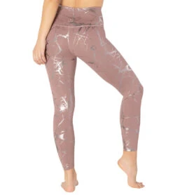 Beyond Yoga Lost Your Marbles High Waisted 7/8 Yoga Leggings -Pranty Yoga Shop 1741852016675 dustymauveshinygunmetalmarble 3a